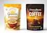 design coffee label, food packaging, and pouch design
